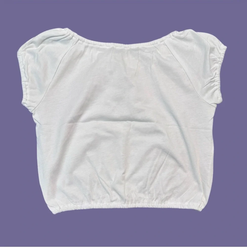 Children's Place | Girls White Paisley Smocked Top | Size L 10/12 | EUC